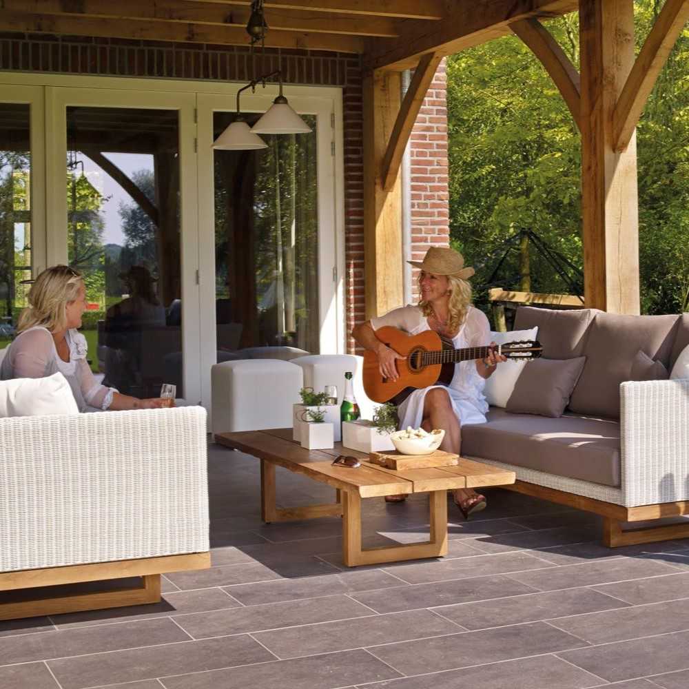 Stock image of a beautiful outdoor living space